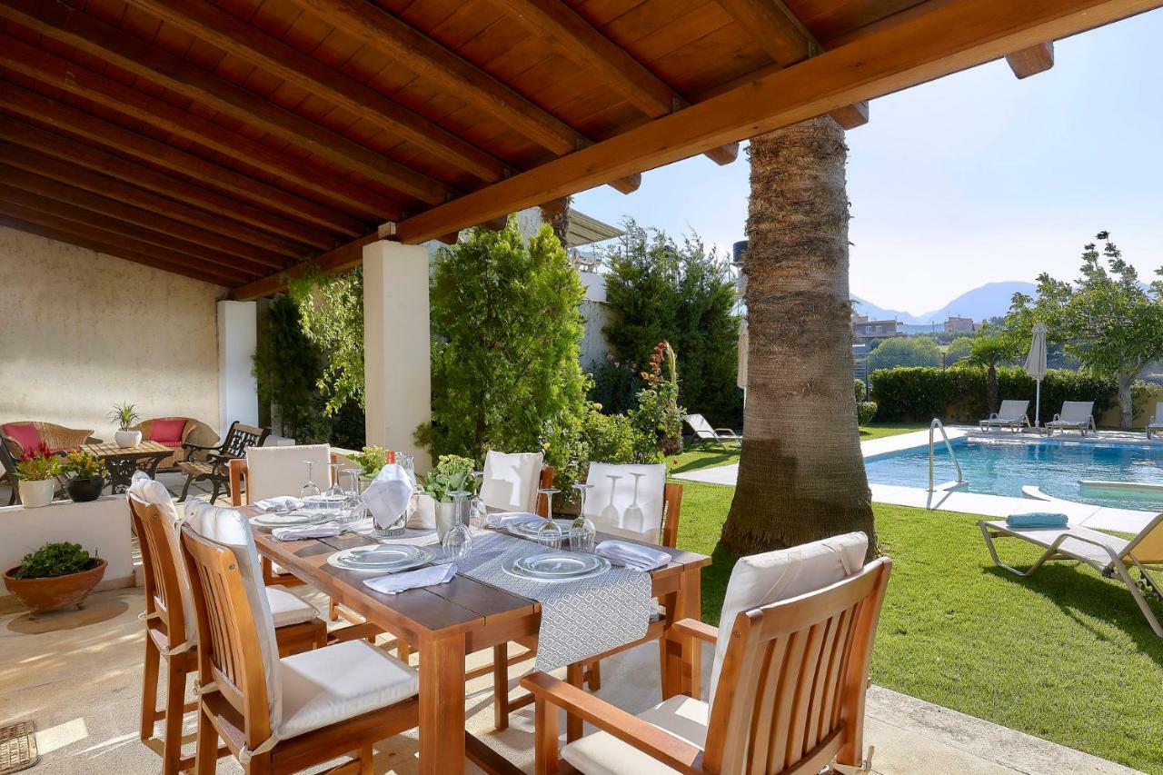 Castello Villa Daphnes - Private Pool & Whirlpool Dhafnes Dış mekan fotoğraf