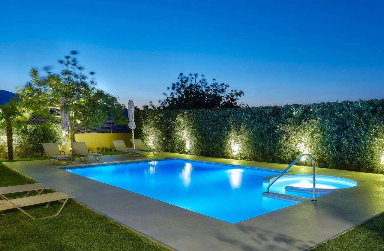 Castello Villa Daphnes - Private Pool & Whirlpool Dhafnes Dış mekan fotoğraf